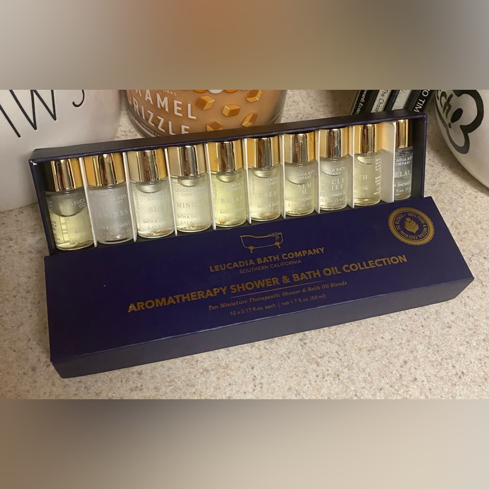 Leucadia Bath Company Aromatherapy Shower & Bath Oil Discovery Collection Set - Picture 2 of 5
